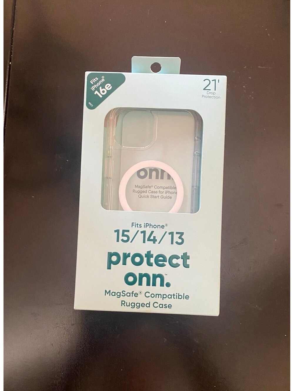 Onn Case for iPhone 16e/15/14/13 Clear